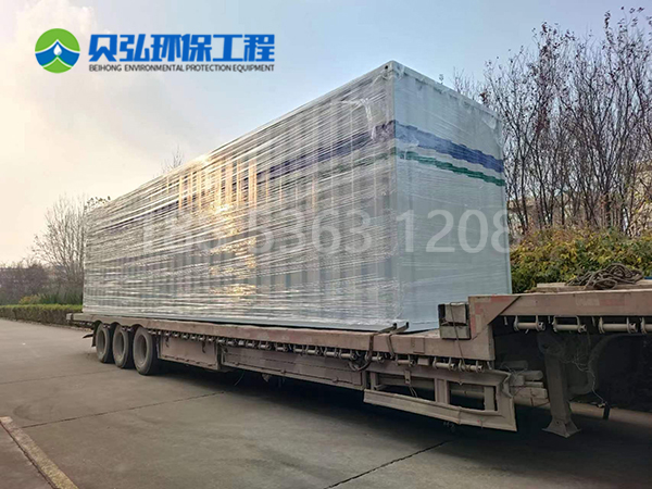 地上式一體化污水處理設備發(fā)貨